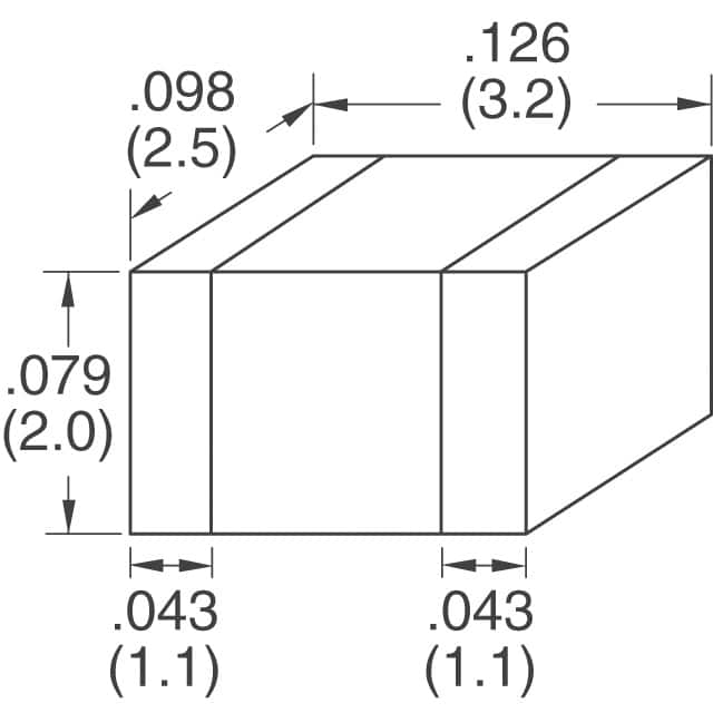MC12FD680J-F Cornell Dubilier Electronics (CDE)  Mica and PTFE Capacitors